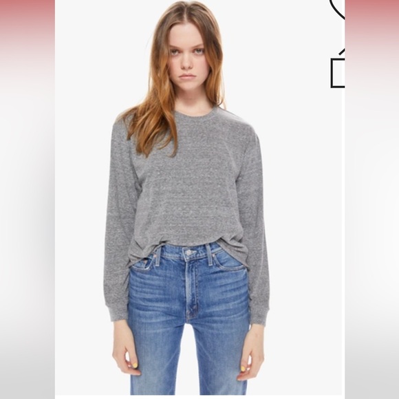 Mother Gray Long Sleeve Shirt size Large - Picture 1 of 6